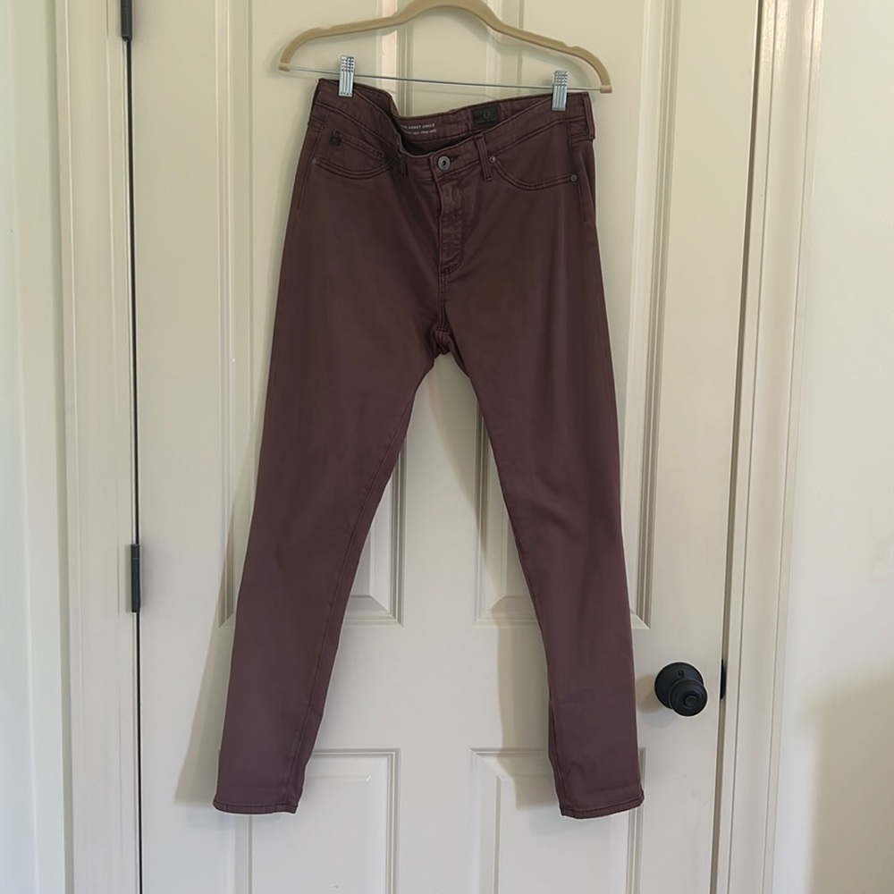 AG jeans -the Abbey Ankle mid-rise super skinny ankle
